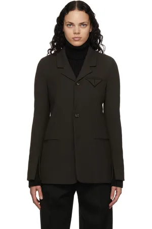 Bottega Veneta Brown Wool Twill Blazer