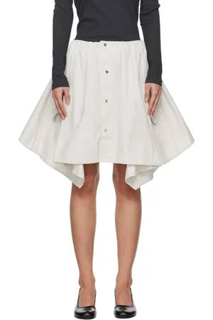 OUR LEGACY Gray Mainsail Mini Skirt