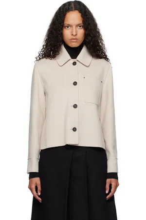 Max Mara Taupe Wolf Jacket
