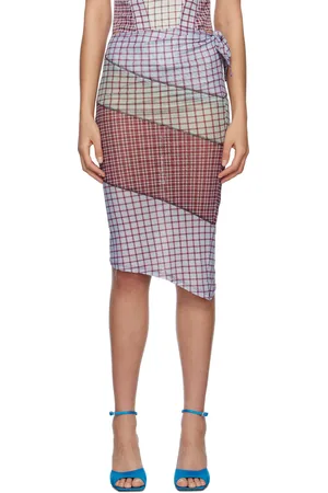 Miaou Purple Sienna Midi Skirt