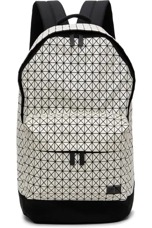Issey Miyake White Daypack Metallic Backpack