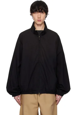 Acne Studios Black Logo Zipper Jacket