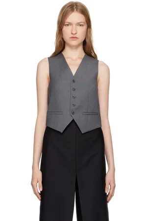 The Frankie Shop Gray Gelso Vest