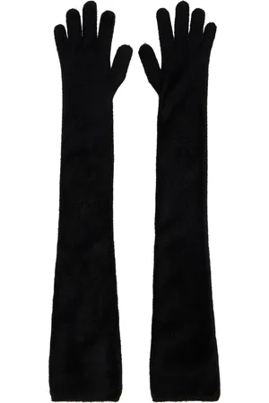 Alaïa Black Long Gloves