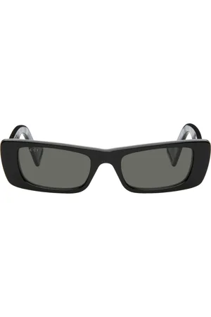 Gucci Black Rectangular Sunglasses