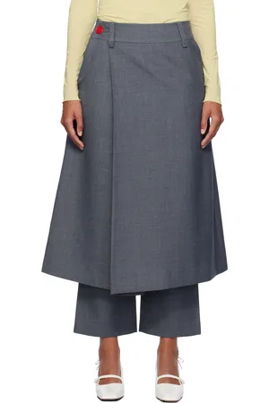 AO Yes Gray Culotte Trousers
