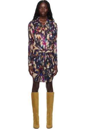 Isabel Marant Multicolor Nueva Minidress
