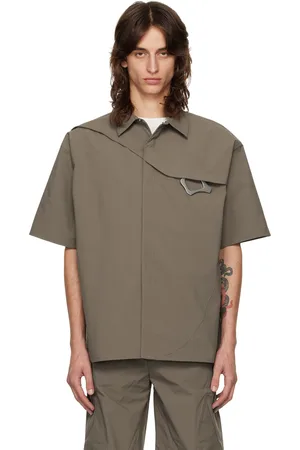 HELIOT EMIL Khaki Carabiner Shirt