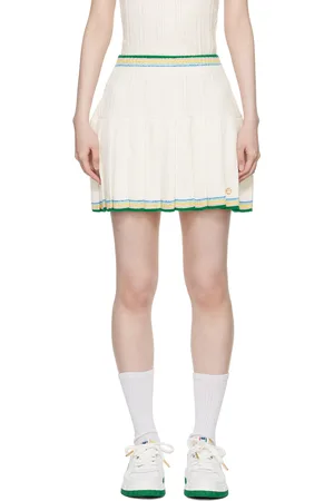 Casablanca Off- Pleated Miniskirt