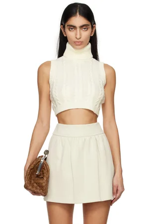 Max Mara Off-White Oscuro Turtleneck