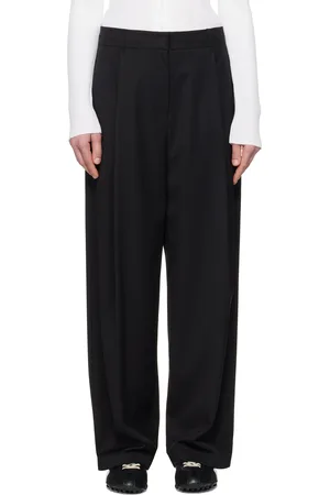 AMOMENTO Wide Tuck Trousers