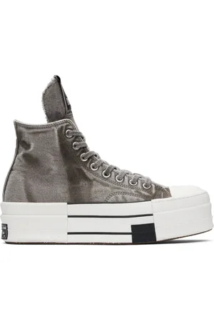 Rick Owens Gray Converse Edition DBL Drkstar Sneakers
