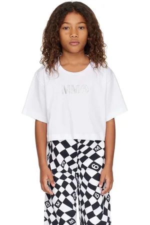 Maison Margiela Kids White Printed T-Shirt