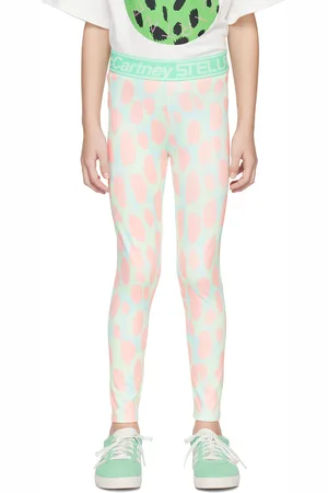 Stella McCartney Kids Blue Camouflage Leggings