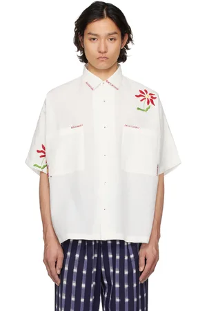HARAGO Off- Embroidered Big Lose Shirt