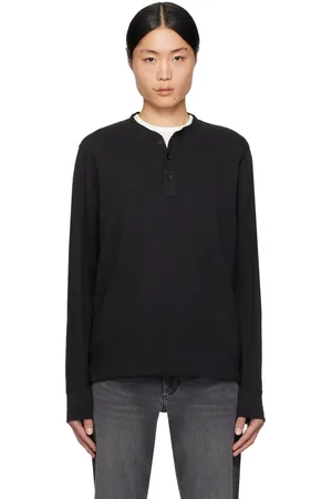RAG&BONE Black Classic Henley