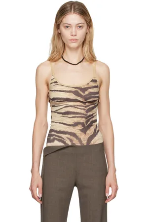 Baserange Beige & Brown Emily Bodysuit