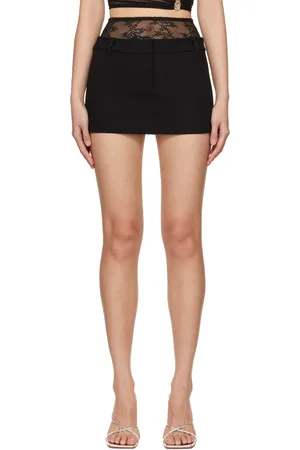 Bec & Bridge Black Jewel Miniskirt