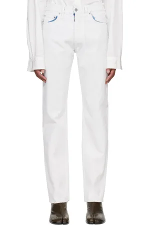 Maison Margiela White Straight-Leg Jeans