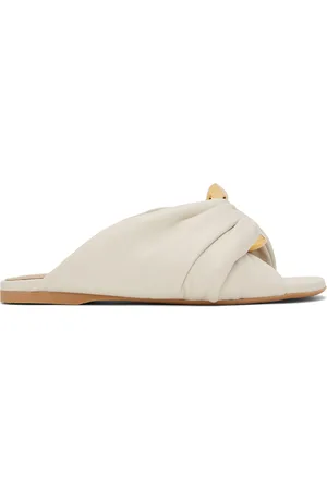 J.W.Anderson White Chain Twist Leather Sandals