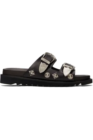 TOGA PULLA SSENSE Exclusive Brown Buckle Sandals