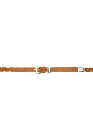 OUR LEGACY Tan 2 CM Braided Belt