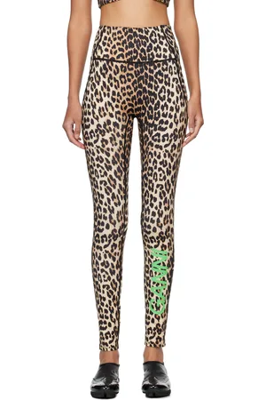 Ganni Brown Active Leggings
