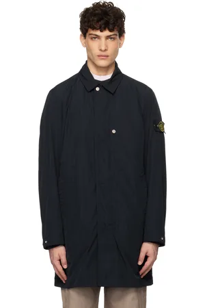 Stone Island Navy Micro Twill Coat
