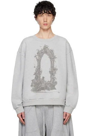 Who Decides War Gray Arc Mirror Sweatshirt