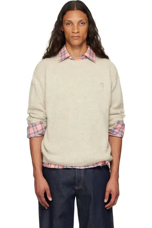 Acne Studios Gray Embroidered Sweater