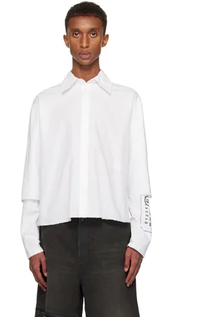 Maison Margiela White Long-Sleeved Shirt
