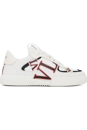 VALENTINO GARAVANI White Low-Top Calfskin VL7N Sneakers