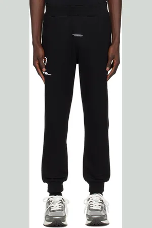 A Bathing Ape Black AAPE Main Sweatpants