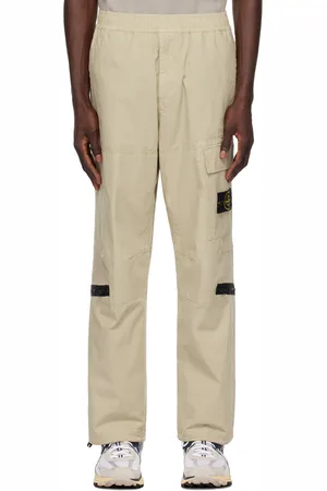 Stone Island Taupe Loose Fit Cargo Pants