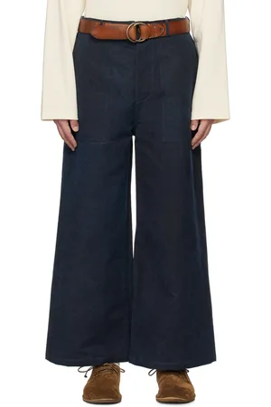 Aviva Jifei Xue Indigo Baker Trousers