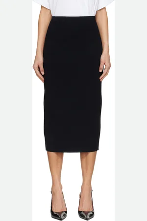 Victoria Beckham Fitted Midi Skirt