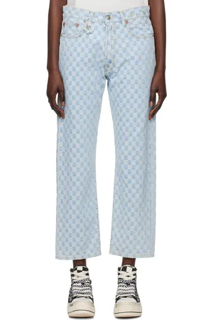 R13 Blue Boyfriend Jeans