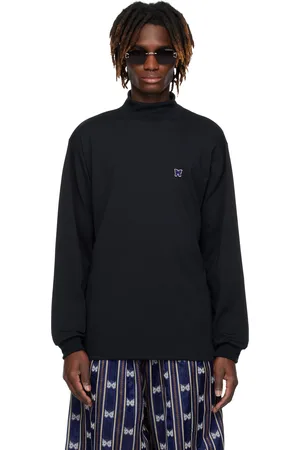 Pins & Needles Black Mock Neck T-shirt