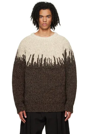 Bottega Veneta Brown Graphic Sweater
