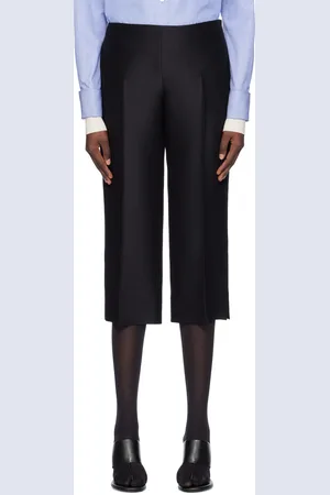 The Row Black Adelie Trousers