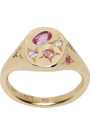 Seb Brown Gold & Pink Spazio Ring