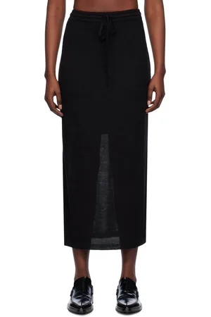 Lauren Manoogian Black Layer Maxi Skirt