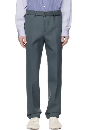 SACAI Blue Suiting Bonding Trousers