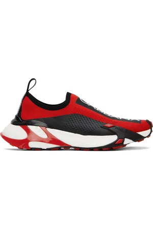 Dolce & Gabbana Red & Black Fast Sneakers