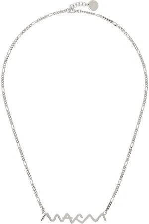 Marni Silver Figaro Chain Necklace
