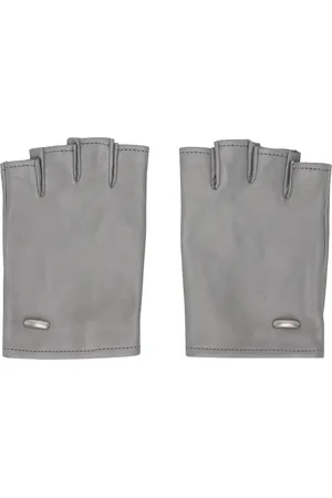 OUR LEGACY Gray Biker Gloves
