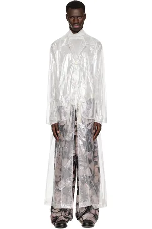 DRIES VAN NOTEN Transparent Nylon Coat