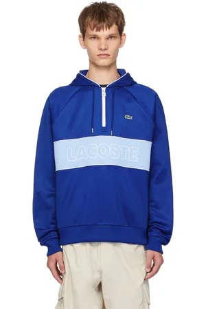 Lacoste Blue Half-Zip Hoodie