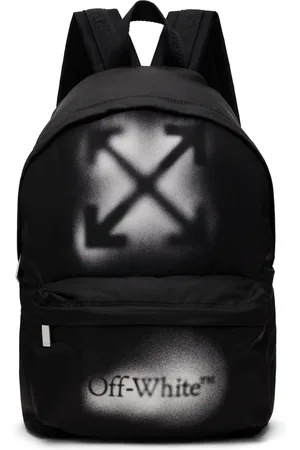 OFF-WHITE Kids Black Spray Arrow Backpack