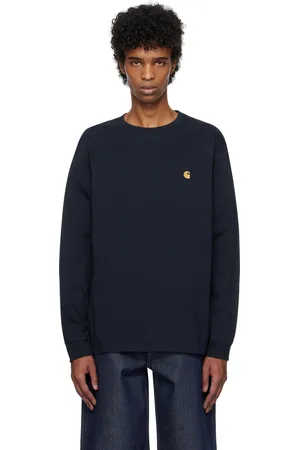 Carhartt Navy Chase Long Sleeve T-shirt